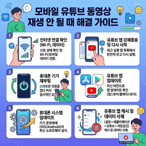 핸드폰-유튜브-영상이-안나옴-해결하는-방법